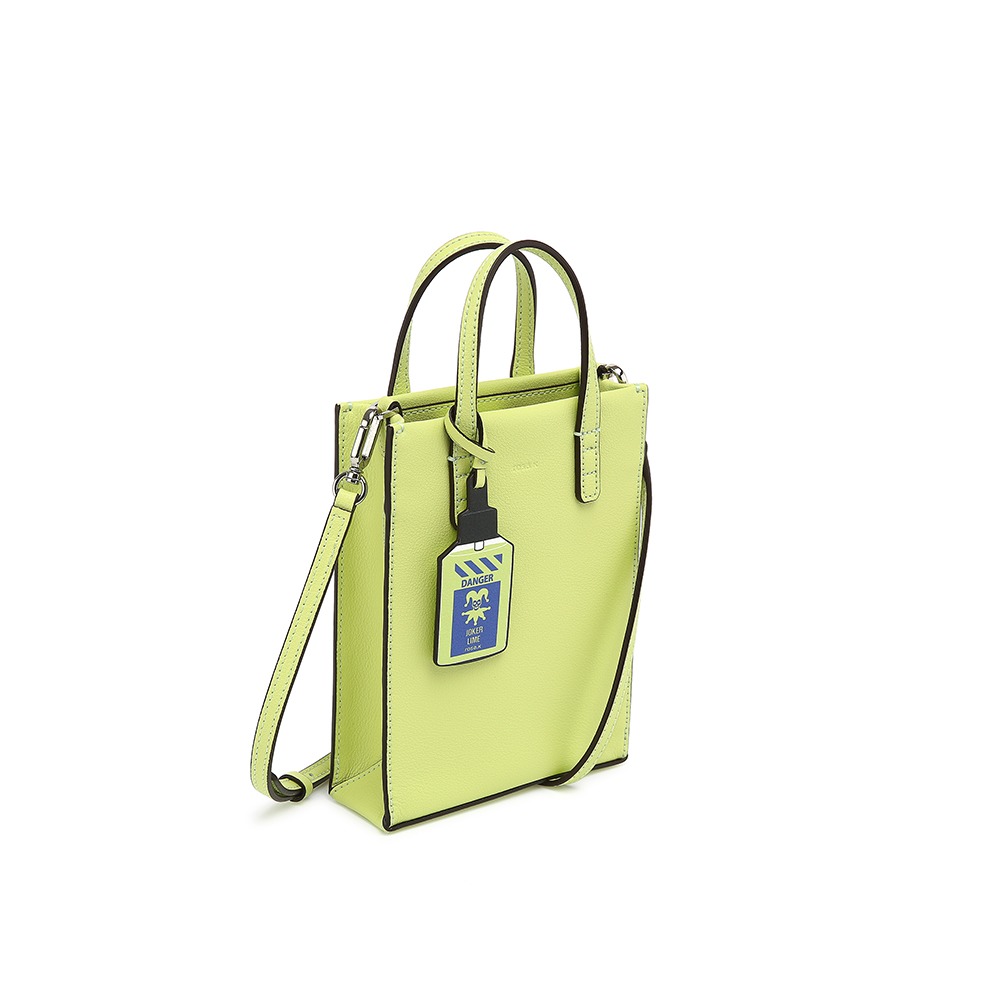 CABAS TOTE LIME_XS