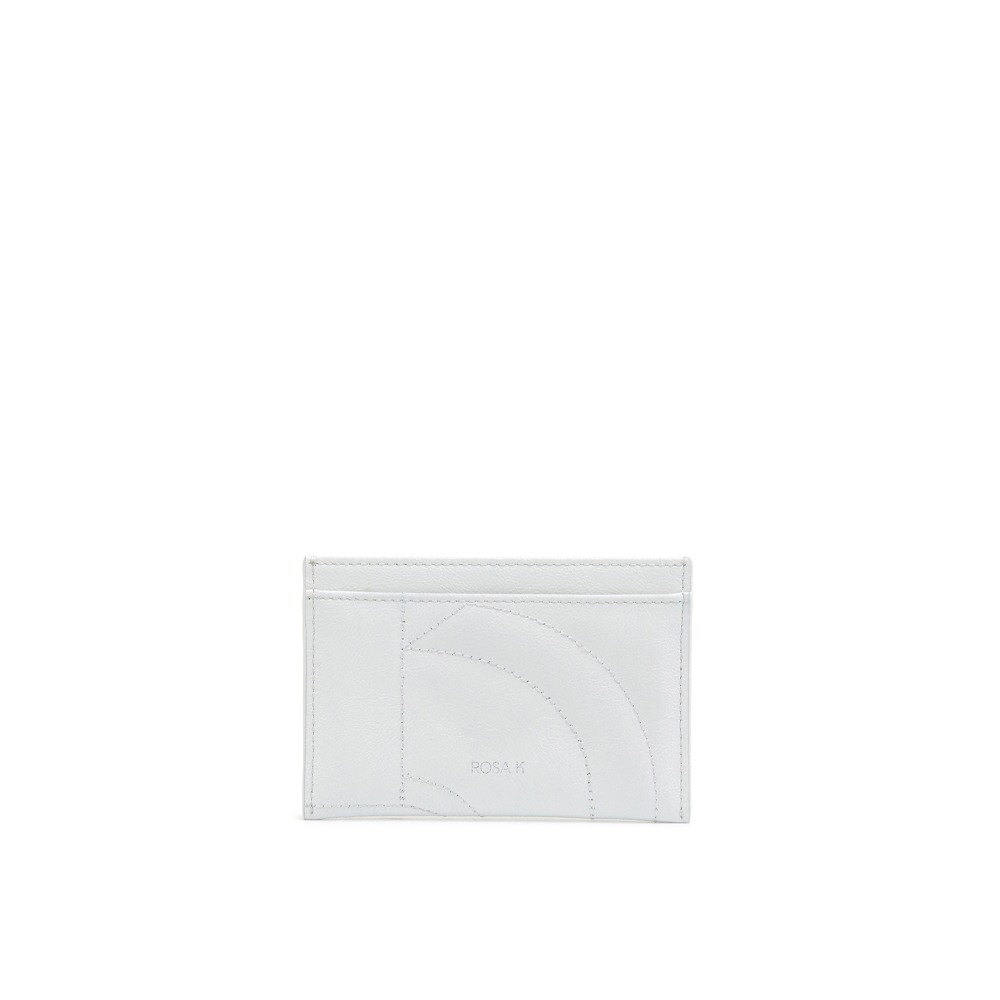 SOUFFLE CARD WALLET STAR WHITE